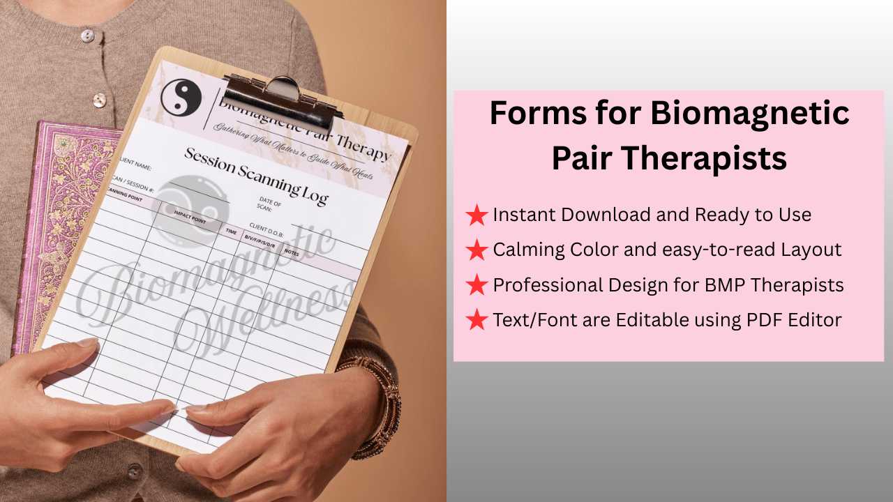 therapist forms for biomagnetic pair therapy
